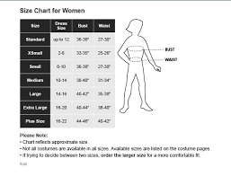 53 Described Party City Costume Size Chart