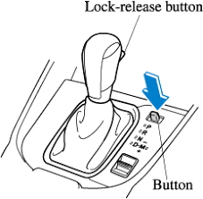 The shiftlock cannot be disengaged on vehicles equipped with the small gear selector. Mazda Cx 9 Owner S Manual