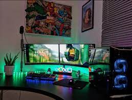 Halo Battlestation Gaming Room Setup Game Room Design Battlestation