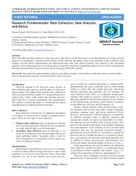 Proof of work describes the process that allows the bitcoin network to remain robust by making the process of mining, or recording transactions, difficult. Pdf Research Fundamentals Data Collection Data Analysis And Ethics