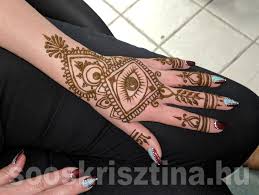 henna minta kézre meaning