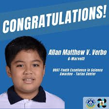DOST #YOUTHEXCELLENCEINSCIENCE #AWARD Congratulations to Jesse Alexander A.  Mancao and Allan Matthew V. Verbo for receiving Youth Excellence in Science  Award from the Department of Science and Technology (DOST) last October 29,