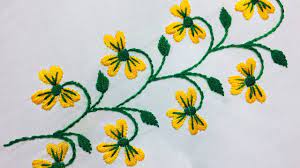 Find professional embroidery videos and stock footage available for license in film, television, advertising and corporate uses. Hand Embroidery Borderline Embroidery Design By Nakshi Design Art Youtube Hand Embroidery Flowers Hand Embroidery Art Hand Embroidery Designs