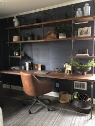 Butcher Block Office Desk Built In Office Desk Designs Home Office Furniture Home Office Decor