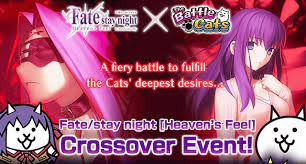 Devices sold after december 1, 2017 should come already unlocked or have an unlock code . Fate Stay Night Heaven S Feel Collaboration Event Battle Cats Wiki Fandom