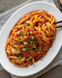 Stir Fried Kimchi Udon Noodles Recipe Udon Noodles Stir Fry Noodle Recipes Easy Udon Noodles