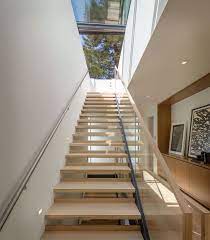 Roof Deck With Views In Cole Valley Roof Deck Floating Staircase Stairs Design