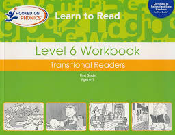 hooked on phonics learn to read level 6 transitional readers first grade ages 6 7