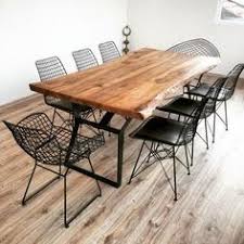 Ceviz Agaci Biraz Nazli Calismasi Zor Oluyor Ama Isin Sonunda Musterimiz De Biz Live Edge Dining Table Furniture Dining Table