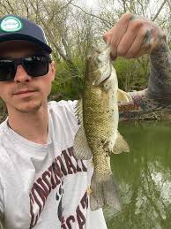 First smallie of the year out of the creek