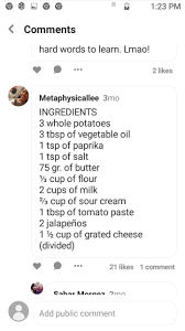 I have given the entire recipe in the recipe card below. English Ingredients For Papas Cuna Explosivas Hard Words Ingredients Words