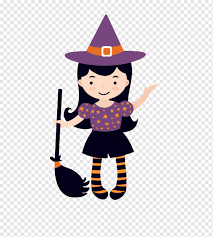 Cute cartoon witch in orange skirt and hat with a. Cartoon Witch Cartoon Characters Cartoon Little Girl Comics Witch Png Pngwing