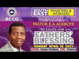 This is day 1, morning session live stream of the 2021 rccg annual. Rccg April 18th 2021 Pastor E A Adeboye Special Service South East Ministers Youtube