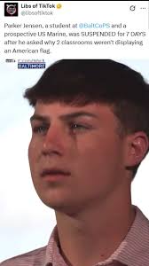 Jensen is now suing the district for violating his 1A rights. What's going 