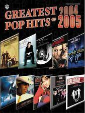 Greatest Pop Hits Of 2004 2005 Piano Vocal Chords