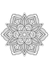While coloring may not technically be art therapy (according to this psychologist and art therapist), it is a simple, fun, and beneficial way to harmonize the mind and body. Mandala From Free Coloring Books For Adults Mandalas Adult Book Pages Simple Style Animal Printable Hindu Blank Flower To Advanced Oguchionyewu