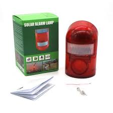 In many cases, just one motion detector in a central location will trigger motion alarms and provide excellent security. Solar Security Alarm Light Motion Sensor Warning Sound 110db System