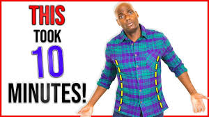Tailoring A Dress Shirt Baggy To Fitted In Minutes Step 2 Slim Fit Mens Shirts Shirts Baggy Dresses
