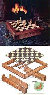 Dominoes, checkers and chess sets are great projects for any woodworker. Chess Board Plans Woodworking Plans And Projects Woodarchivist Com Woodworkplans Projects Proyectos Woodworking Plans Woodworking Projects Diy Wood Projects