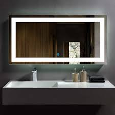 48 inch single sink bathroom vanity with black marble. Amazon Com Dp Home Led Lighted Rectangle Bathroom Mirror Large Modern Wall Mirror With Lights Wall Mounted Makeup Vanity Mirror Over Cosmetic Bathroom Sink 48 X 24 In E Ck010 E Kitchen Dining
