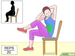 Image Titled Exercise Your Abs While Sitting Step 1 Exercise Lower Ab Workouts Senior Fitness
