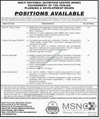 nutrition istant jobs in planning