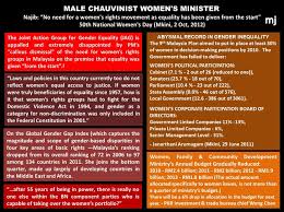 Chauvinist (comparative more chauvinist, superlative most chauvinist). Male Chauvinist Minister Lim Kit Siang
