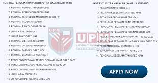 Masukkan email anda untuk mendapatkan informasi terkini dan hebahan jawatan kosong di blog ini rujukan dan contoh soalan exam. Jawatan Kosong Di Hospital Pengajar Hpupm Universiti Putra Malaysia Jobcari Com Jawatan Kosong Terkini