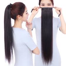 A new hair weave is a great way to mix up your style, and give your look a new bit of flair. Buy 60cm Synthetic Hair Ponytail Straight Horse False Hair Extensions False Hair On Clips Pony Tail At Affordable Prices Free Shipping Real Reviews With Photos Joom