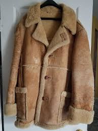 Vintage Lakeland Sheepskin Jacket Coat Men S Size 44 Marlboro Man Rancher Style Sheepskin Jacket Men S Coats And Jackets Coat