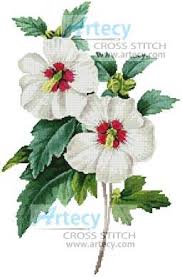 Summer craft dies by impression obsession. Hibiscus Syriacus Cross Stitch Pattern By Tereena Clarke Crosstitch Com