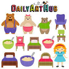 Maybe you would like to learn more about one of these? Goldilocks And The Three Bear Clip Art Set Daily Art Hub Free Clip Art Everyday