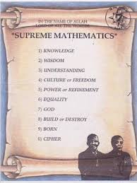 Supreme Mathematics Mathematics Black Consciousness Moorish Science