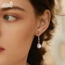 Effie Queen 14K Gold Elegant Tassel Earrings: 925 Silver Freshwater Pearl  Drop Earrings Jewelry