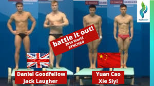 The chinese divers held the top two spots after. 2019 Daniel Goodfellow Jack Laugher Versus Cao Yuan Xie Siyi Youtube