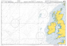 Admiralty Chart 4102 North Atlantic Ocean Eastern Part