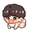 Jungkook Kookie Baby Shimeji Preview In 2020 Jungkook Cute Jungkook Bangtan Boys J Hope