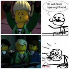 We Were All Wrong Except He Still Doesn T Have A Girlfriend Xd Lego Ninjago Lloyd Lego Ninjago