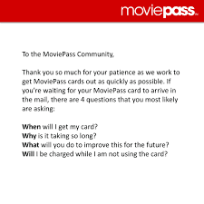 Moviepass On Twitter Thank You For Your Patience Support We Look Forward To You Seeing Many Movies With Us Being A Part Of Our Rapidly Growing Community Https T Co C1394q1wtw May god bless you, doctor. thank you for your patience
