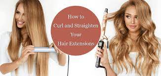You can always straighten curly hair if it is naturally curly. How To Curl And Straighten Your Hair Extensions Amazingbeautyhair