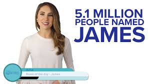 Please note that popular names listed below are not necessarily consistently popular in every year. James Name Meaning Origin And Popularity As Well As Famous People Named James Youtube