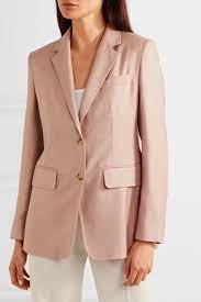 Max mara manuela camel hair wrap coat size 40 us 6. Pink Rosina Camel Hair And Silk Blend Blazer Editorialist