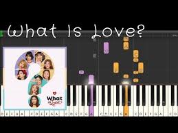 Twice Í¸ìì´ì¤ What Is Love Piano Cover Sheets English Lyrics Youtube