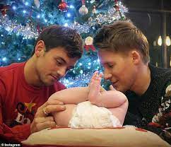 Tom daley has perhaps one final shot at olympic gold. Tom Daley And Husband Share Sweet Photo Of Their Baby Son But Face Backlash From Fans Daily Mail Online