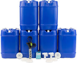 So we dropped full containers from multiple heights onto concrete. Buy Emergency Water Storage 5 Gallon Water Tank 6 Tanks 30 Gallons 5 Gallons Each W Lids Spigot Water Treatment Food Grade Portable Stackable Easy Fill Survival Supply Water Container Online In Indonesia B07ylyqg2l