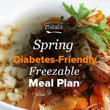 • trying lean cuisine frozen meals! Spring Diabetes Friendly Mini Freezer Meal Plan Vol 2 Once A Month Meals