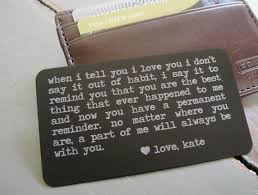 Free shipping* over $75 + learn more ways to ship free. Personalized Wallet Insert Engraved Wallet Card Father Of The Bride Gift Valentine S Day Gift For Men Deployment Groom S Gift For Him Engraved Wallet Cards Boyfriend Gifts Engraved Wallet Insert