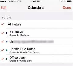 Enter Calendars App And Ensure The Tiny Checkmarks Beside Each Calendar Entry 8 Calendar Calendar App Mac Ipad