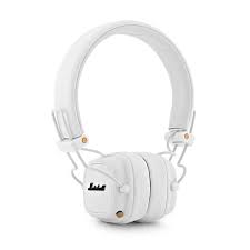 Akkorde ohne kabel, mit der seit über 50 jahren bewährten performance von marshall. Marshall Major Iii Bluetooth On Ear Headphones White Gear4music