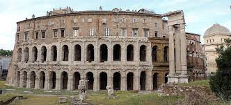 The theater is open to the skies, and in its prime it hosted both singing. Marcellus Theater